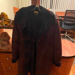 Elegant Dark Brown Trench Coat